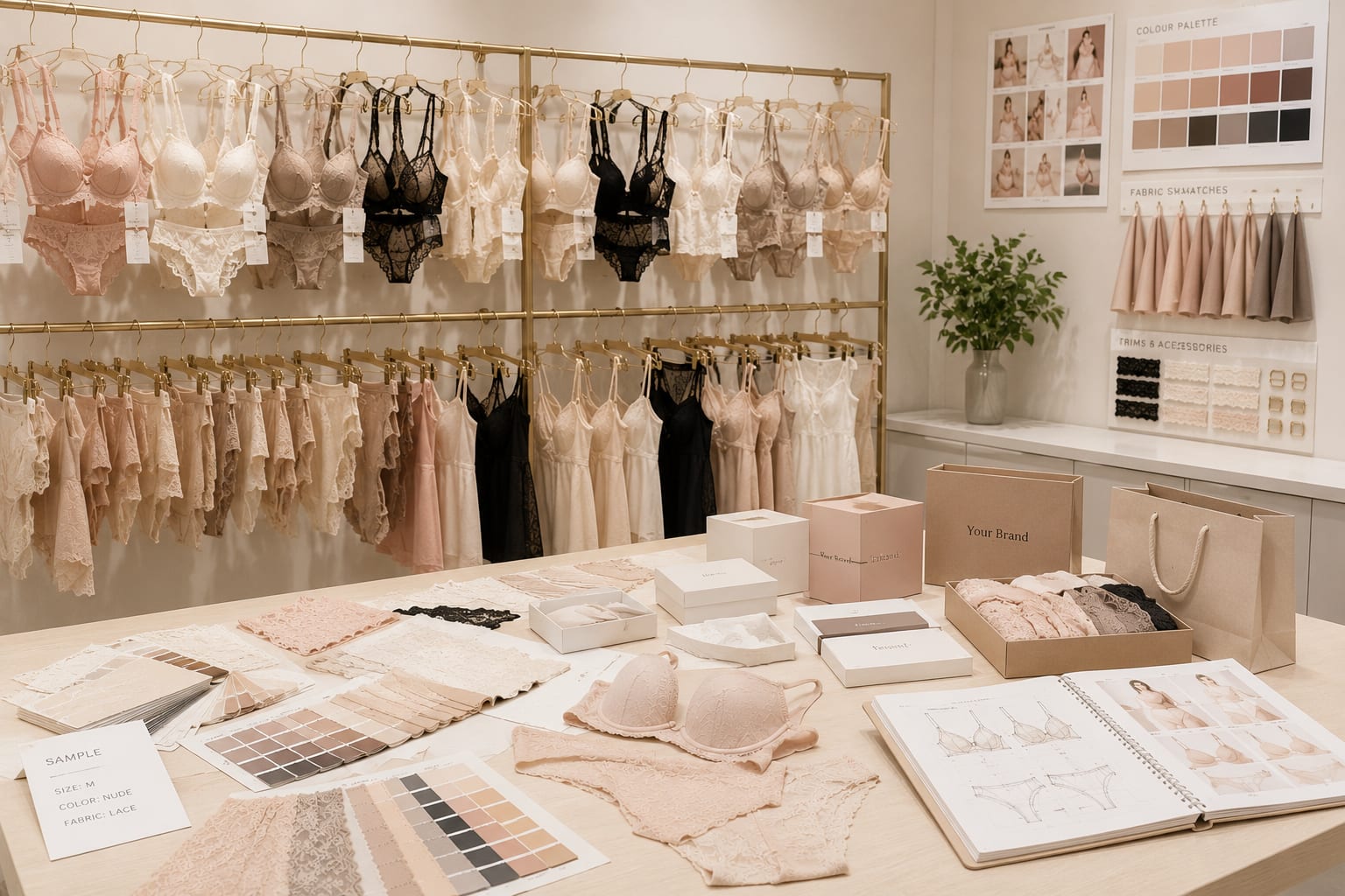 Velmora Intimates OEM ODM showroom samples and private label development